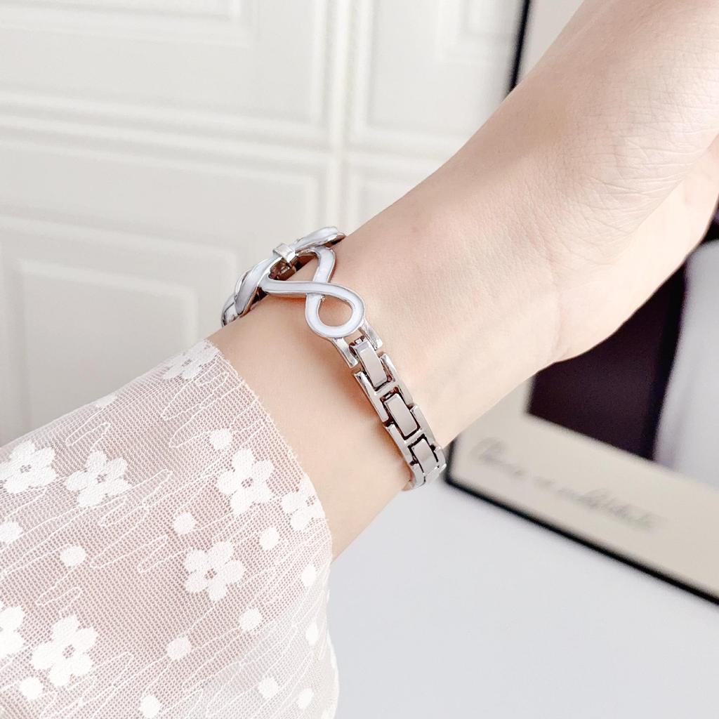 Compatible Strap for Huawei GT6, Xiaomi 9Pro, and Apple iWatch 9876SE: Drip Oil Bow Chain Style