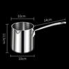 Deep Fryer Cooking Pot Saute Pan Practical Comfortable Grip Small with Handle Milk for Home