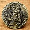 Aztec Maya Calendar Souvenirs Forecast Commemorative Coins Art Collection Gift Commemorative Coin Collection