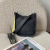 Genuine Leather Evelyn Crossbody Tote - Women's Cowhide Bag with Wide Shoulder Strap