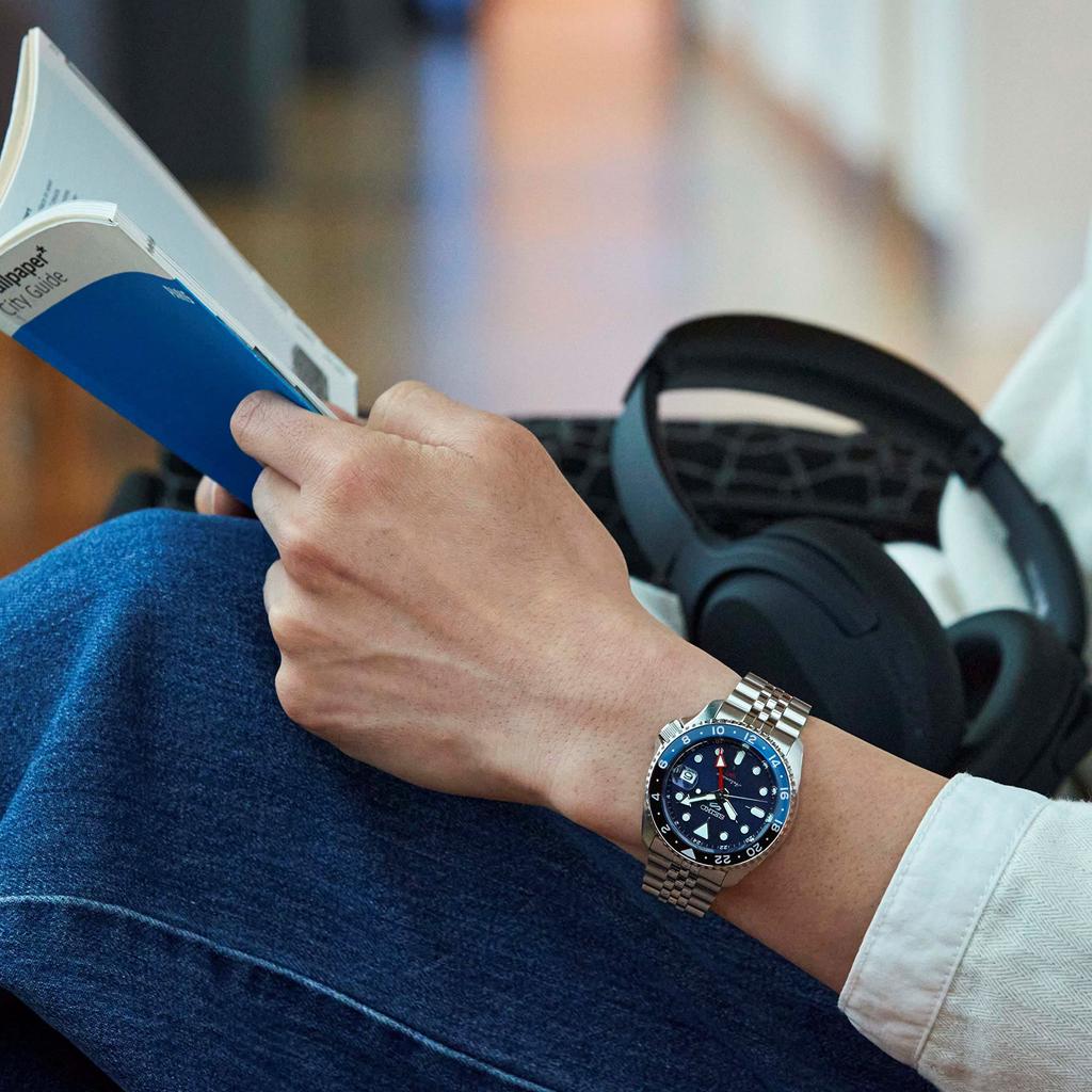 Titta på Five Sports SKX Sports Style GMT SBSC003 Silver [Seiko Watch] "Sports Style" herr