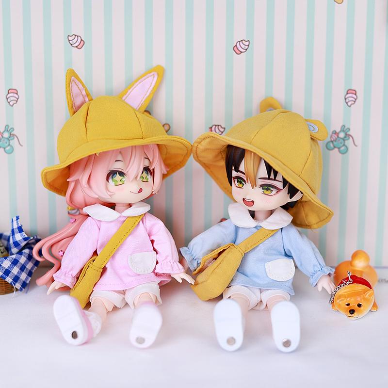 OB11 Clothes Cute Style Kindergarten Suit Boys And Girls Kindergarten Uniform Molly, GSC Body, 1/12bjd Doll Clothes Toy Clothing