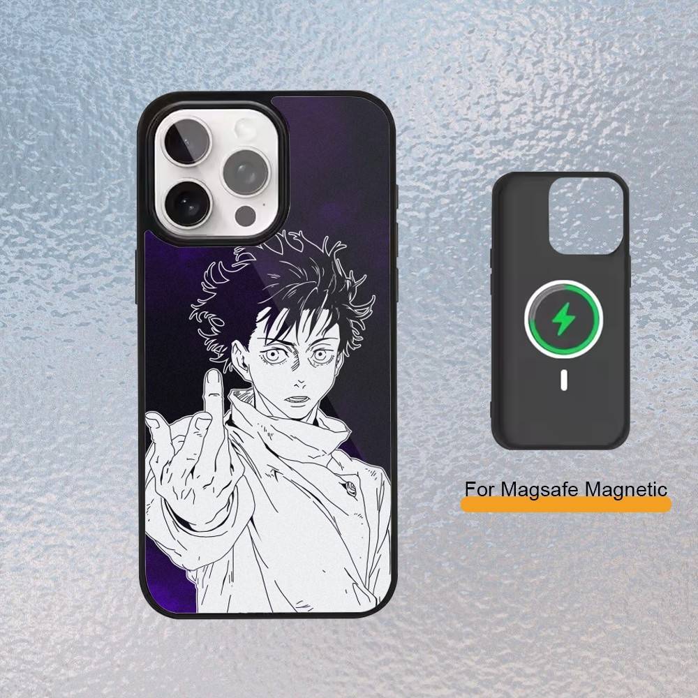 Okkotsu Yuta Jujutsu K-Kaisen Phone Case for iPhone 17,16,15,14,13,12,11 Plus,Pro Max Magnetic Wireless Charging Cover