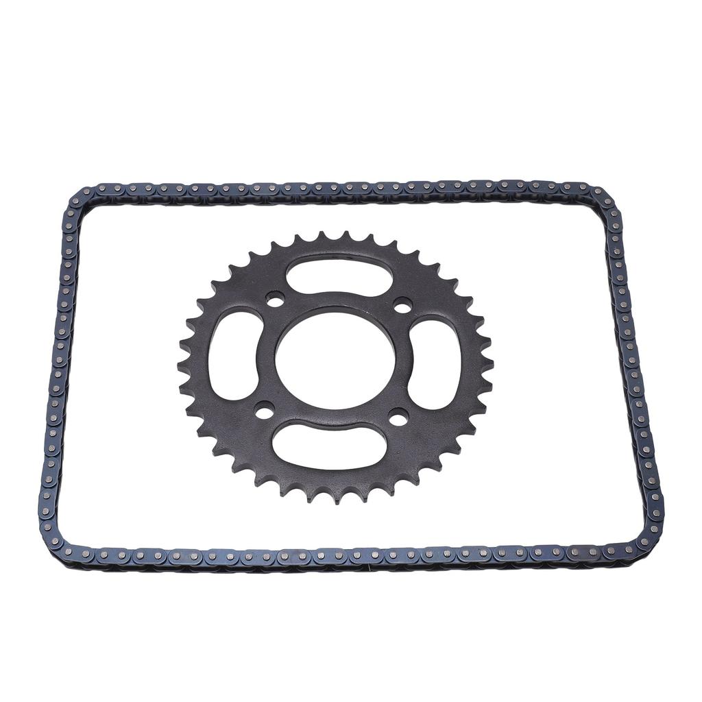 136 Links Chain 428 37T Motorcycle Drive Chain with Sprocket for 43cc 49cc Minimoto Moped Scooters 2 Stroke Pocket Bike