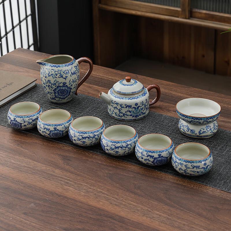 Ru Kiln Ceramic Gongfu Tea Set