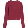 Maison Kitsune Logo Single-Breasted Slim Fit Long Sleeve Knit Sweater Women sweater PW00512KJ0134-0143