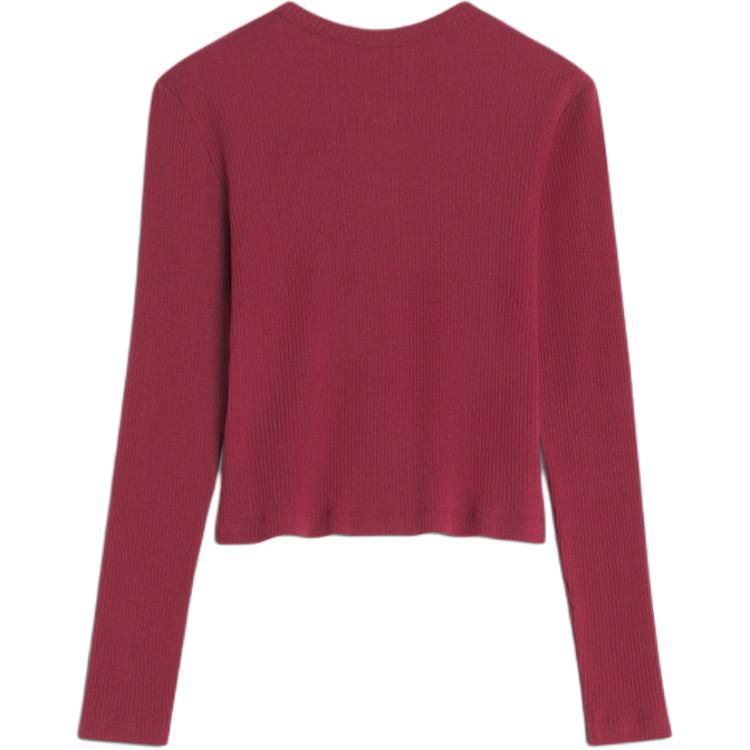 Maison Kitsune Logo Single-Breasted Slim Fit Long Sleeve Knit Sweater Women sweater PW00512KJ0134-0143