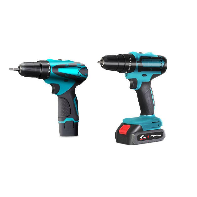 Lithium Battery Charging Drill Set High Power Brush Electric Drill Portable and Multifunctional Electric Screwdriver