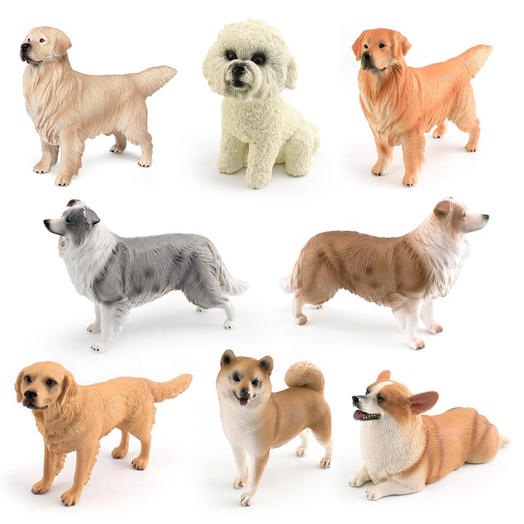 Childrens Pvc Toy Cibotium Barometz Welsh Corgi Shepherd Dog Pet Animal Models For Kids Play And Decor