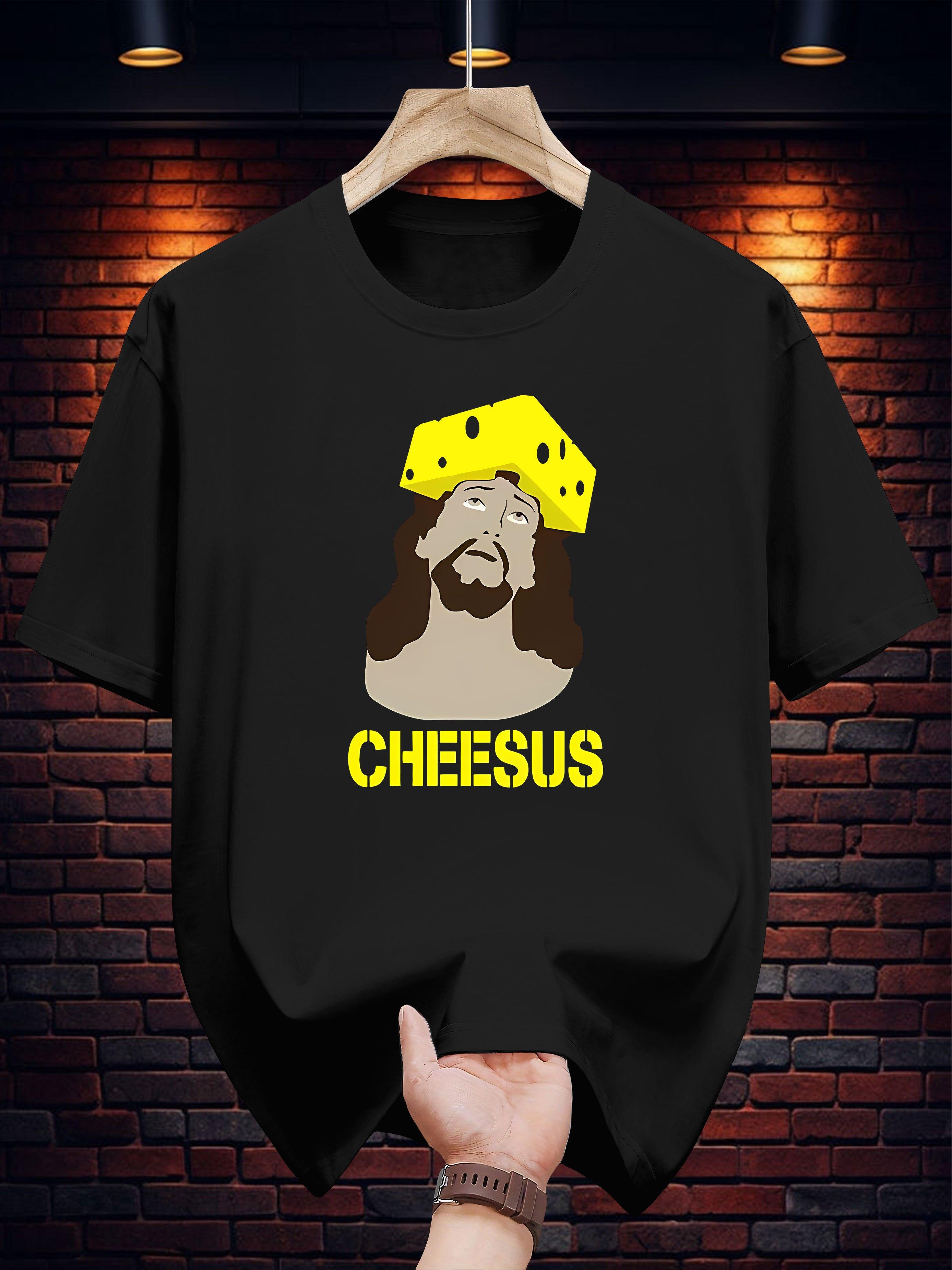 Graphic T-shirt - Casual Summer Tee with CHEESEUS Print M