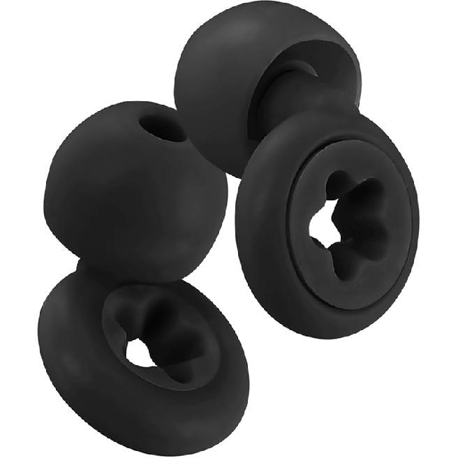 

Беруши с шумоподавлением для сна, Многоразовые беруши для защиты слуха с шумоподавлением в портативном футляре для сна, путешествий, чувствительности к шуму, чёрный