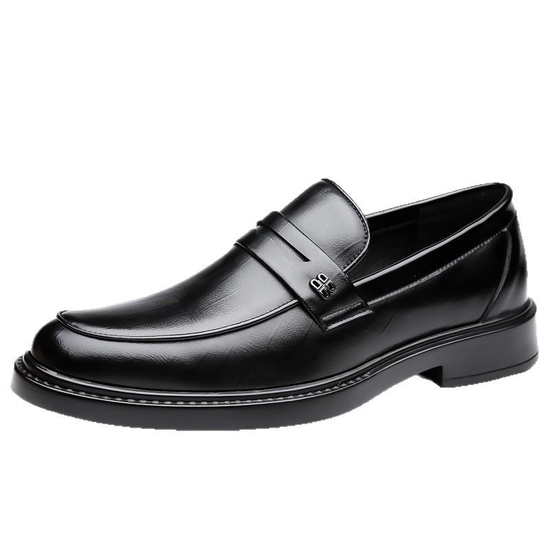 Baita leather shoes men's spring and autumn business dress British casual hole shoes sandals engraved leather shoes