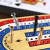 24Pcs/Set Metal Cribbage Board Peg Fit 1/8 Inch Holes 3 Colors Cribbage Scoreboard Tapered Scoring Pin Cribbage Board Game Accessories