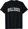 Bulldogs Maskottchen Vintage Athletischer Sport Name Design Geschenk Unisex T-Shirt