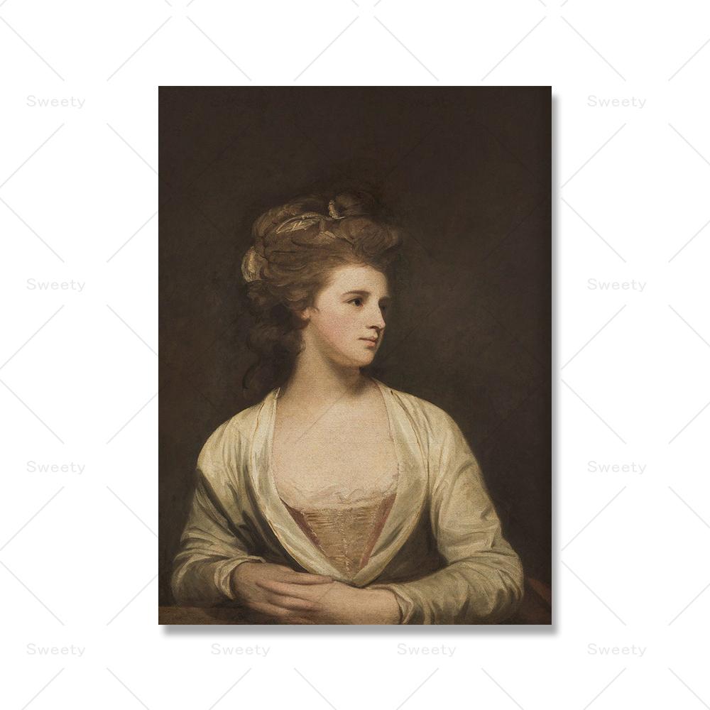 

Женский портрет, винтажный настенный художественный галерейный принт, постер, женский викторианский холст, абстрактные картины для декора гостиной 21x30cm No Frame