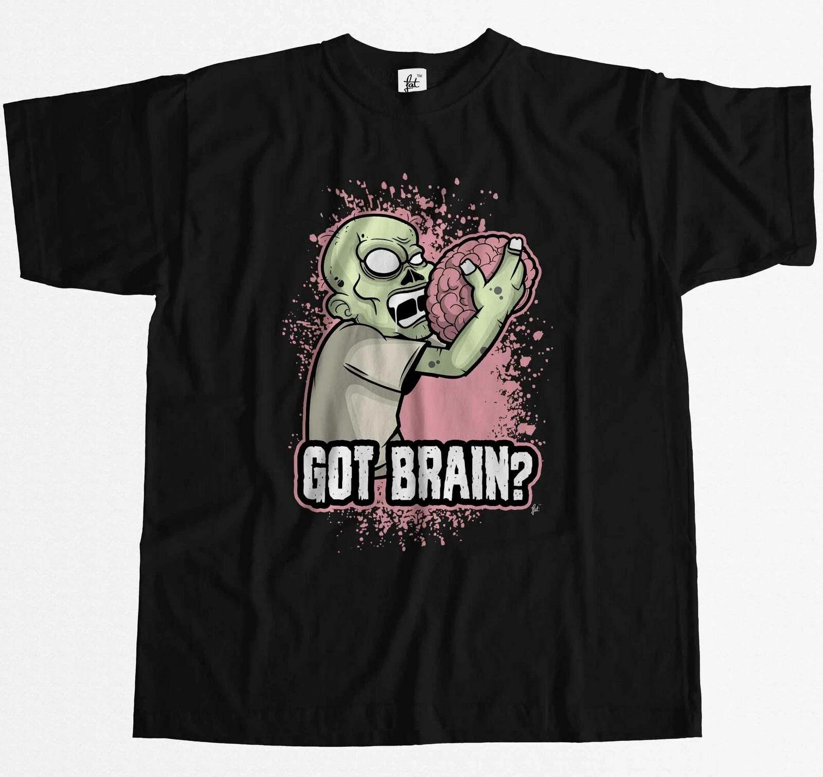 Got Brain? Brain Eating Zombie Ready To Eat Mens T-Shirt S