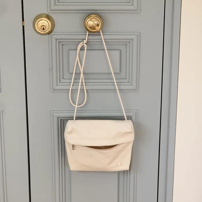 pocket bag - corduroy ivory