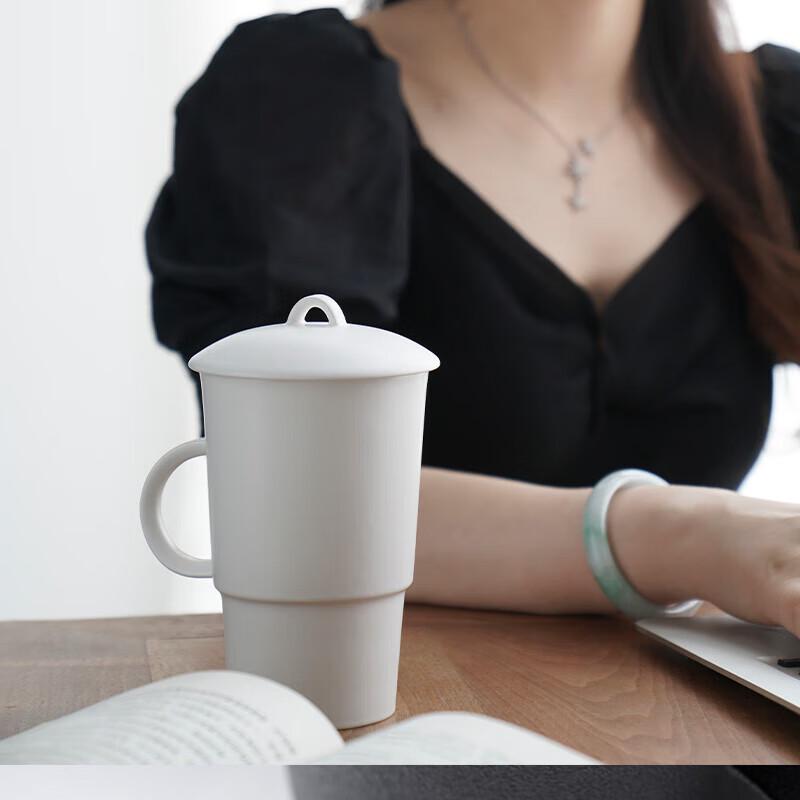 Edenus Jingjie Nano-Antibacterial Ceramic Office Coffee Cup 350ml