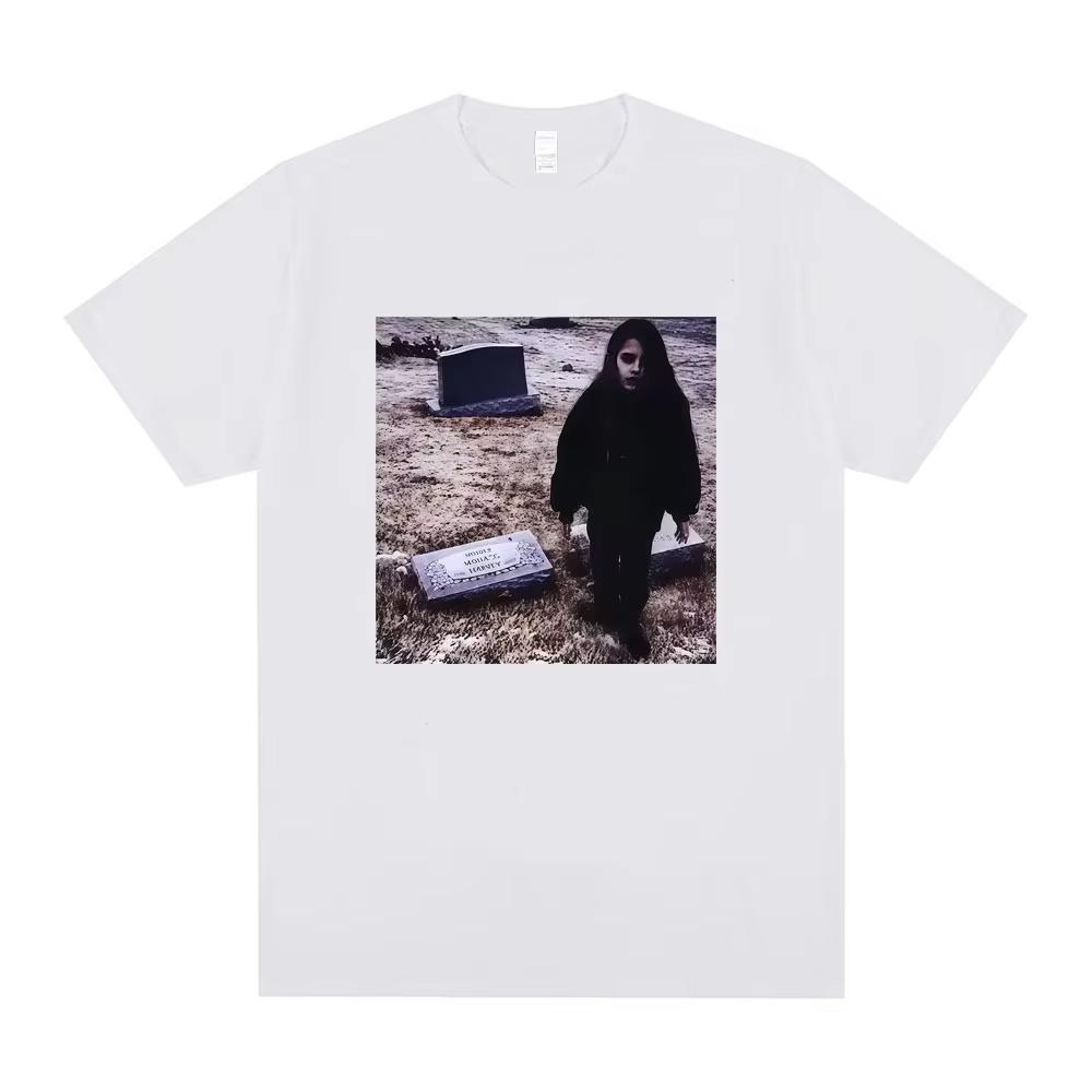 Crystal Castles Music Album II Graphic Print T-shirt Men's Women Gothic Punk T Shirt Men's Oversized Cotton T-shirts