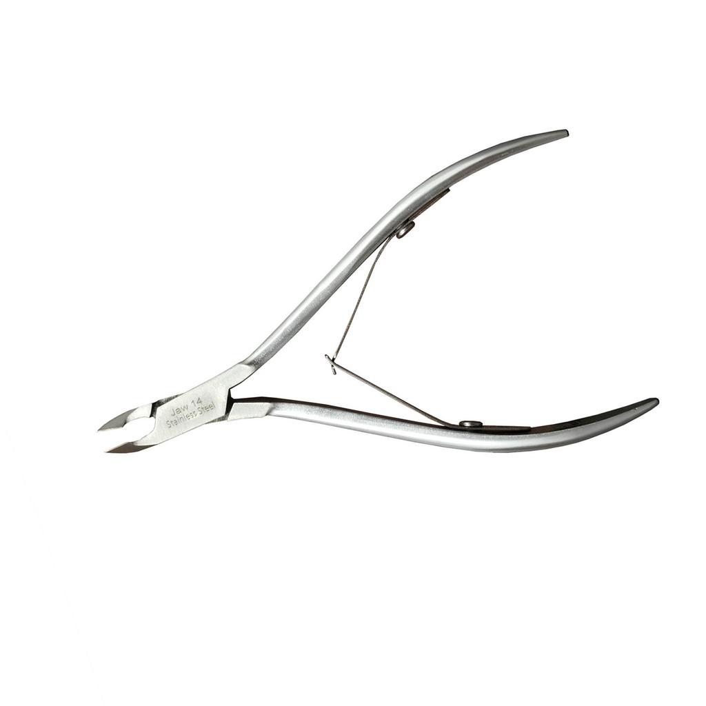 Cuticle Nipper Professional Stainless Steel Cuticle Clipper Nail Tool with 4 Inch Handle for Nail Care Easy To Cut