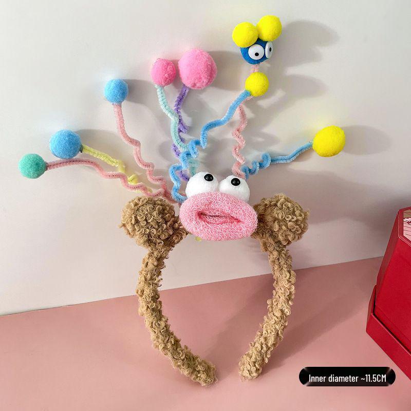 Adorable Twist Stick Face Wash Headband 2026 – Fun & Cute Hair Clip Photo Accessory