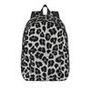 Rainbow Leopard Backpack for Men Women Cool High School Work Daypack Lgbt Pride Laptop Computer Canvas Bags Durable