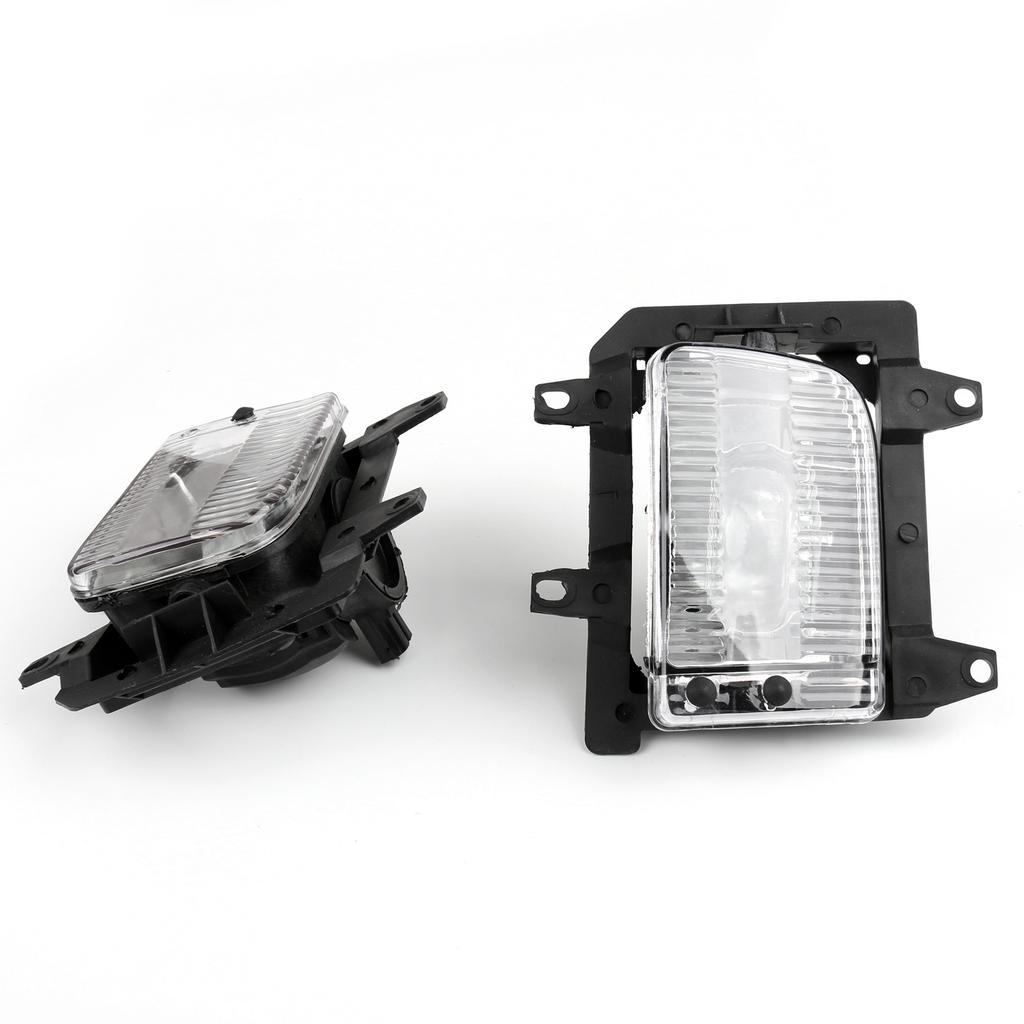 Front Bumper Clear Fog Lights Plastic Lens Kit For 85-93   E30 3-Series Sedan