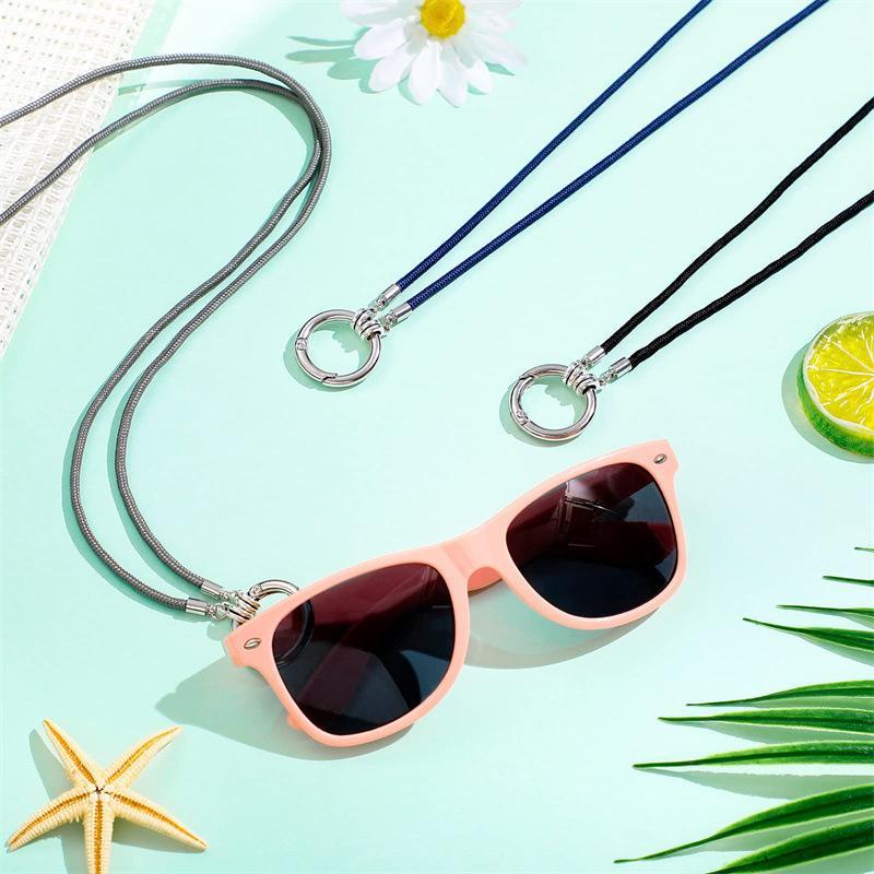 Unisex Multi-color Optional Neck Hanging Eyeglasses Cord Anti-lost Sunglasses Holder Retainer for Hiking Cycling