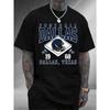 European Sizes Men's Dallas Football T-Shirt - Casual Sports Tee for Fans, Game Day Outfit, Vintage Texas Football Gift