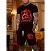 Summer Hot-Selling Breathable & Comfortable Men's T-Shirt Shorts Set