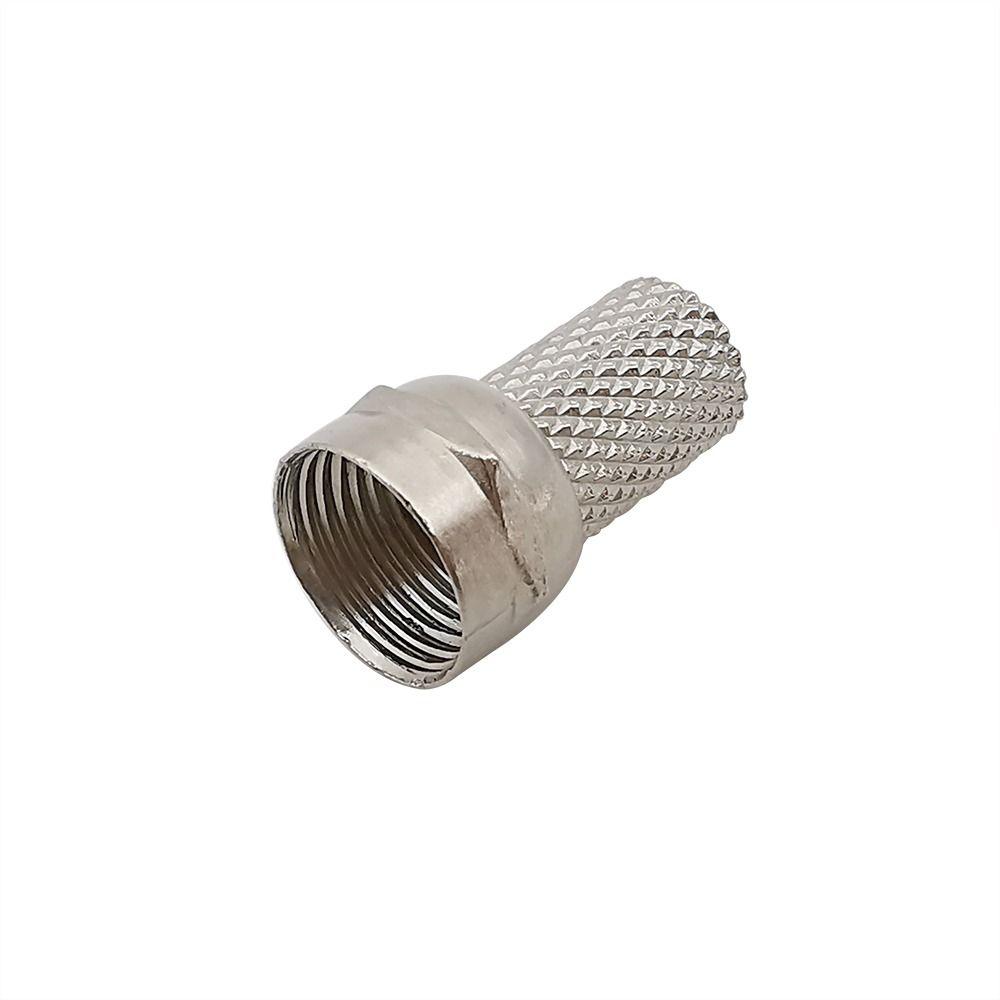 10Pcs 75 Ohm F Type Coaxial Adapter Coax Cable Quick Connector  for TV Satellite Antenna Coax Cable