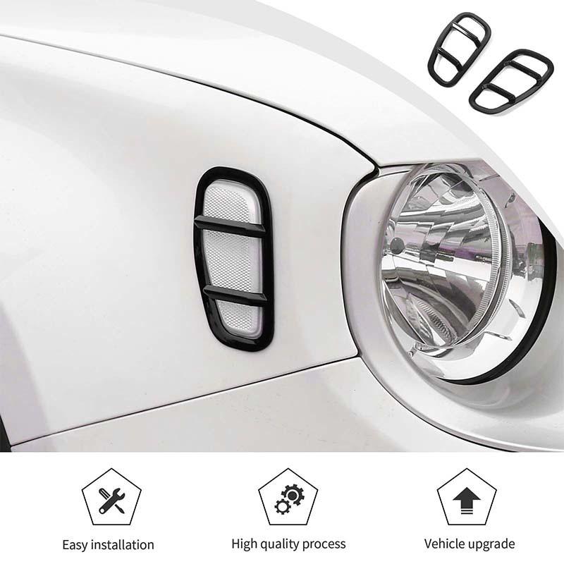 Car Fender Leaf Board Lampshade Lamp Decoration Protective Cover For Jeep Renegade 2016 Up Car Exterior Accessories