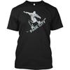 Snowboard Tshirt Park City Utah Snowboarding T-Shirt for Men (Black - M)