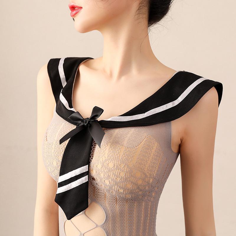 Sexy underwear one-word shoulder support seduction sexy tenderness cute student clothing cosplay uniform suit underwear