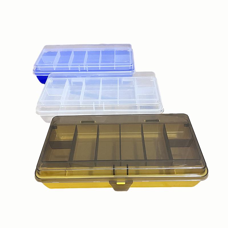 Double Laya Fishing Tackle Box Pp Accessory Tool Box Separate Area Fake Bait Fishing Organizer