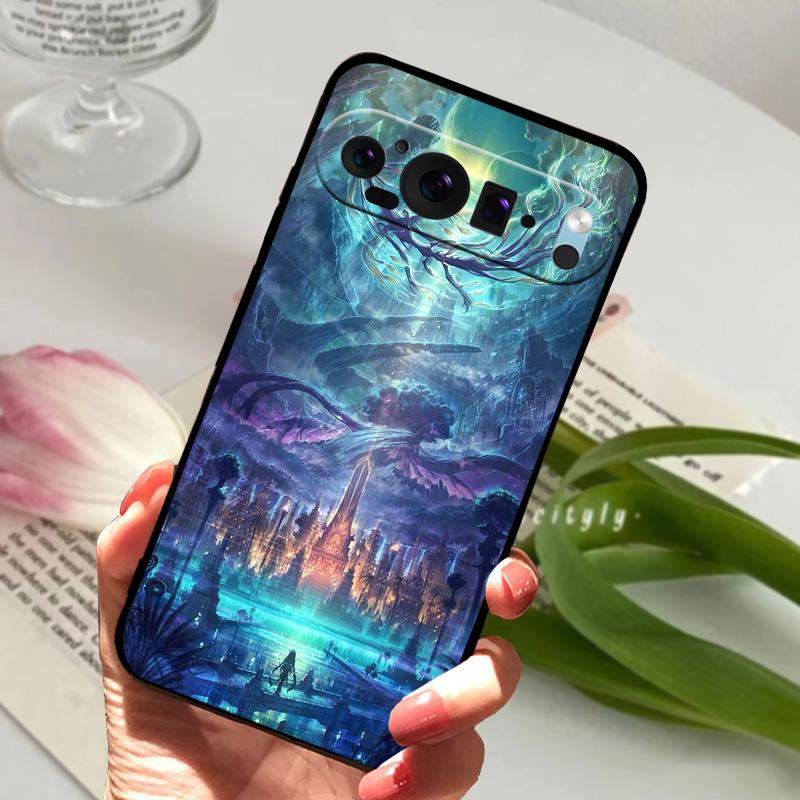For Google Pixel 9 Pro Case Pixel9 Pro XL Cute Animal Soft Silicone TPU Phone Cover For Google Pixel 9 9a Bumper Fundas Luxury