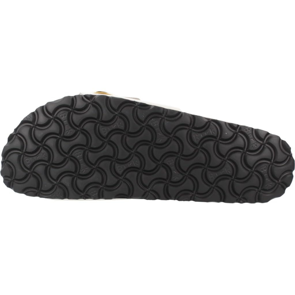 Birkenstock High Shine Ecru, Beige, 6.5