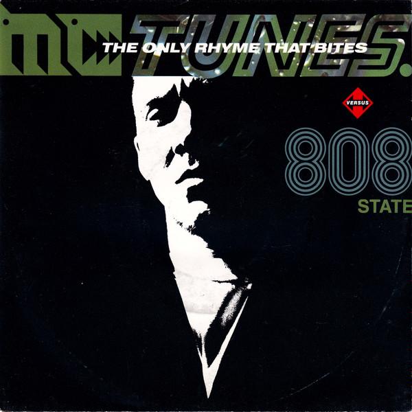 7inch Record MC TUNES, 808 STATE - The Only Rhyme That Bites ZANG3 ZTT 1990 UK Dance & Electronica Used