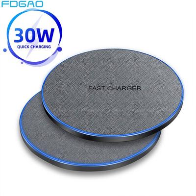 30w Power Schnellladung für Samsung S22 S21 Note 20 Schnelles kabelloses Ladegerät Pad für iPhone 14 13 12 11 Pro Xs Max Xr X 8