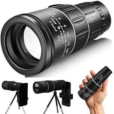 New 16x52 Monocular Telescope High-Power Dual Focus HD Zoom Scope High Magnification Long Range Night Spyglass Telescope Outdoor