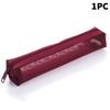 5Pcs Vintage Solid Color Mesh Pencil Case Portable Stationery Storage Pouch School Stationery Supplies Student Gifts