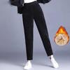 Autumn Winter Women Loose Thicken Plush Casual Pants Women's Corduroy Warm Pants Leggings High Waist Harem Pants Trousers