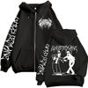 Ghostemane Potisk Mikiny na zip Metal Rock Pop Hudba Mikiny se zipem Pánské Dámské Gotická Móda