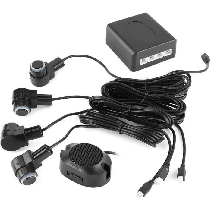 Système de Parking Intelligent d'aide au stationnement 4 sonde de capteur Kit d'alerte de Sonnerie Automatique de de recul de Voi