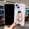 Anime Girl Luxury Transparent Phone Case For IPhone 17 16 15 Pro Max 14 13 12 11