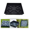 Heat Dissipation Planting Pot Premium Plastic Growing Tray Black Planter Toughness High Strength Suitable Parking Lot Roof