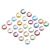 300Pcs/Lot 6 8 10 Mm Metal Colorful Open Jump Rings Split Rings Jump Rings Connectors For DIY Jewelry Making Findings Supplies