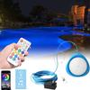 Vielseitige Bluetooth-App-gesteuerte LED-Poolleuchte mit beeindruckender Mehrfarbenbeleuchtung für jeden Pool
