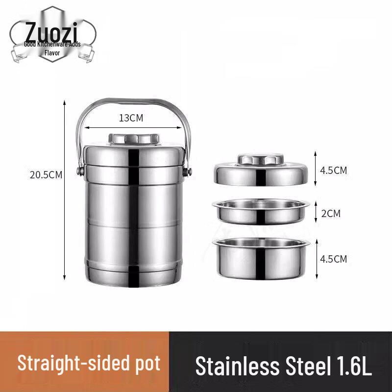 Zuozi Multi-Layer Stainless Steel Thermal Lunch Box