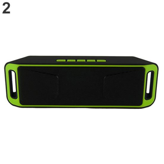 Portable Wireless Speaker Stereo Subwoofer TF Bluetooth-compatible 4 USB FM Radio Built-in Mic